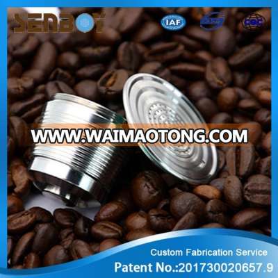 High quality refillable coffee capsule/nestle coffee capsules/stainless steel cofee capsule